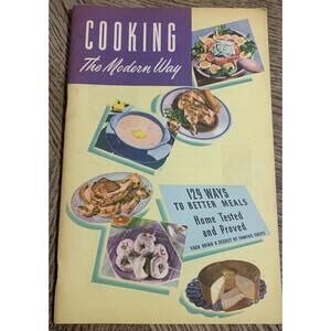 Vtg 1948 Planters Peanut Oil Cookbook Cooking The Modern Way Recipes Ephemera
